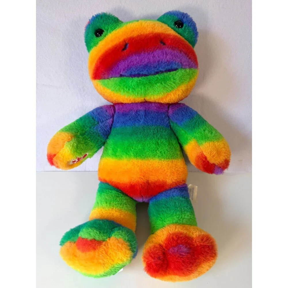 Build-A-Bear Rainbow Pride Frog~Retired 16
